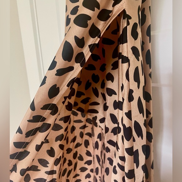 Hello Molly Satin Dress | Happy Honeymoon Midi Dress | Wedding Guest / Cocktail - Picture 7 of 12